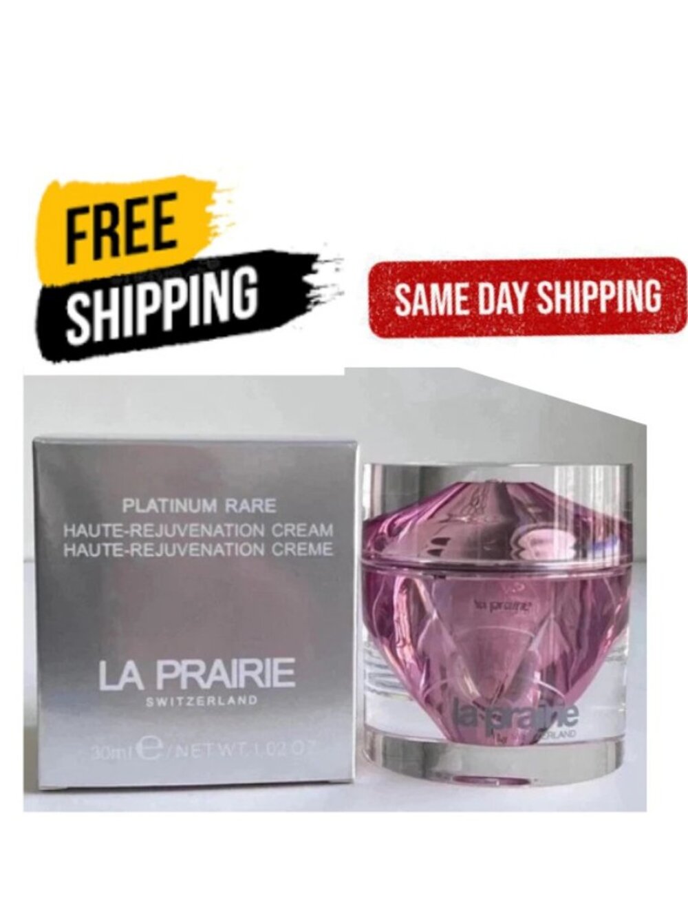 La Prairie Platinum Rare Haute-Rejuvenation Cream - Pink and Silver
